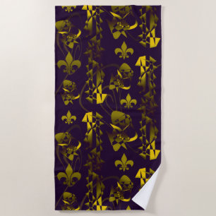 Assault on the Medieval Castle 1 Beach Towel