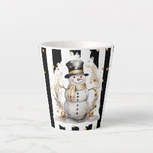 asse Latte Klein Snowman and Stripes Var01 Mug