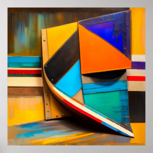 Assemblage #5 - Canvas Art Print