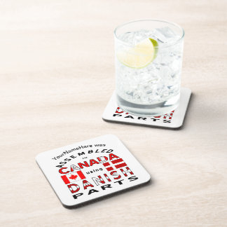 Assembled Canada with Danish Parts Customised Coaster