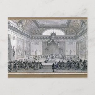 Assemblee des Notables Presided over by Louis Postcard