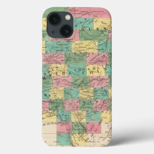 Assembly Map of Asia iPhone 13 Case