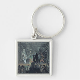 Assembly of Free Masons before the Initiation of a Key Ring