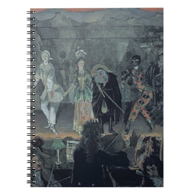 Assembly of Free Masons before the Initiation of a Notebook (Front)
