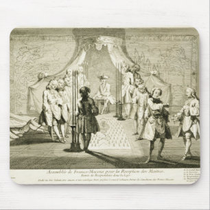 Assembly of Free Masons for the Initiation of a Ma Mouse Pad