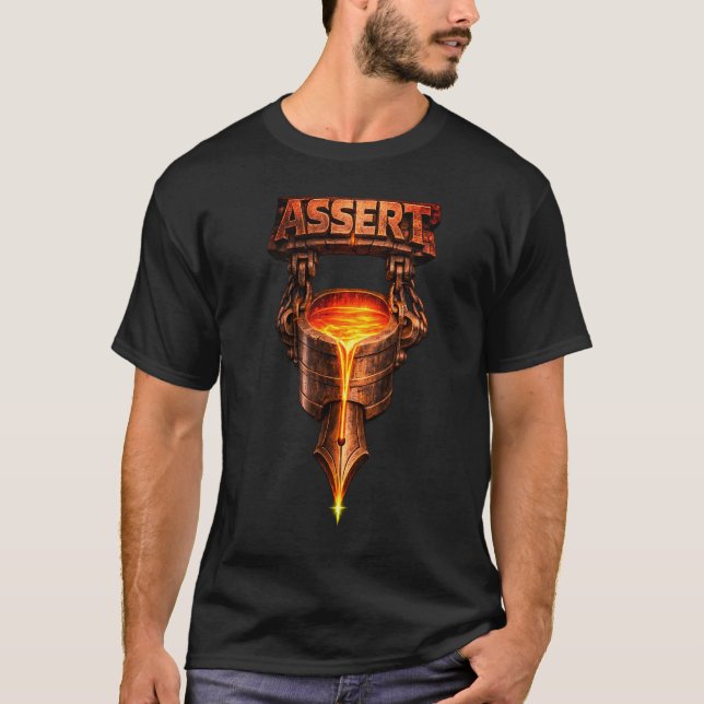 ASSERT – Forged in Fire T-Shirt (Front)
