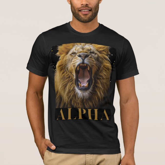 Assert your dominance with the ALPHA tee (Front)