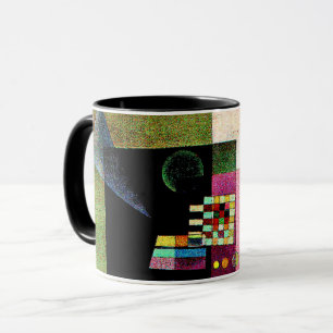 Asserting, abstract painting by Kandinsky, Mug