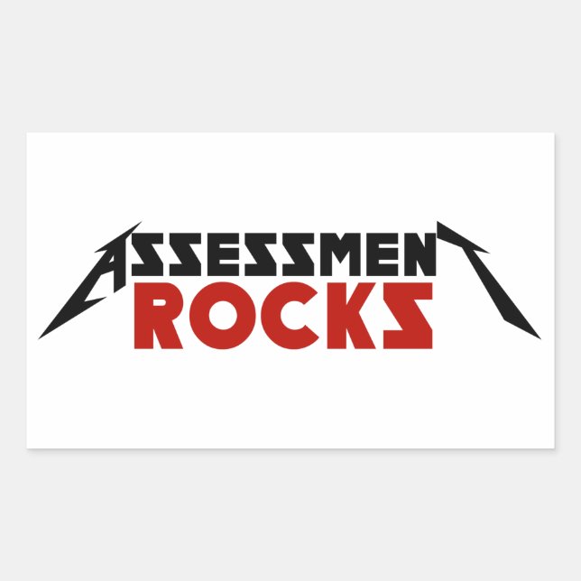 Assessment Rocks! Set of Stickers (Front)