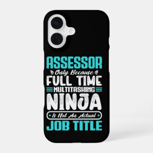 Assessor Job Title Funny Profession Assessing iPhone 16 Case