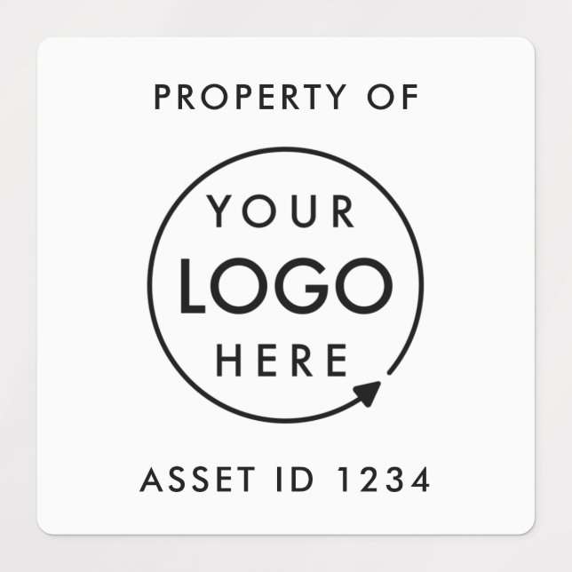Asset ID Logo | Property of Company Business (Design 1)