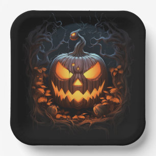 Assiettes en carton Cursed Moon Paper Plate