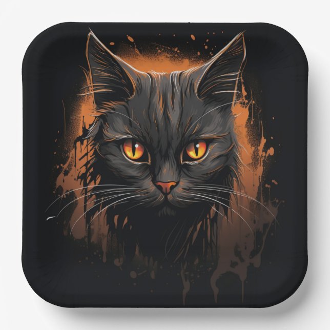 Assiettes en carton Macabre Candy Hunt Paper Plate (Front)