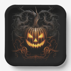Assiettes en carton Moonlit Mysteries Paper Plate