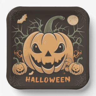 Assiettes en carton Série 2 Pumpkin 03 Paper Plate