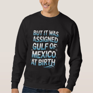 Assigned Gulf of Mexico at Birth Funny Ocean Gulf Sweatshirt