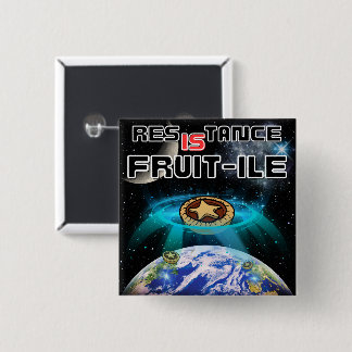 Assimilation of Earth's Mince Pies 15 Cm Square Badge