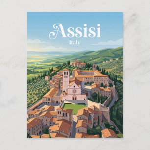 Assisi, Italy Postcard