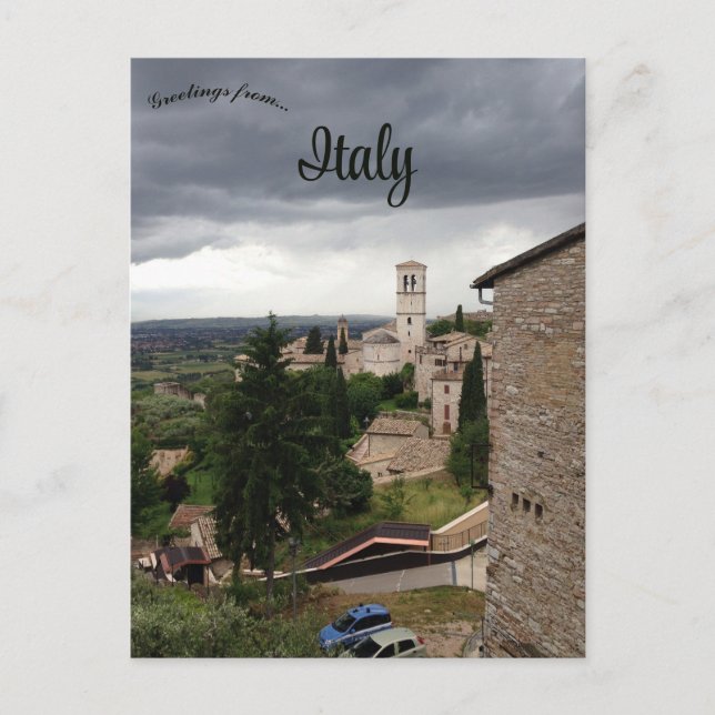 Assisi Italy Postcard (Front)