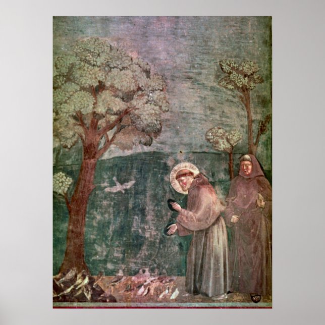 Assisi, St Francis and the birds Poster (Front)