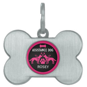 Assistance Dog Gifts Pet ID Tag