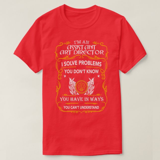 ASSISTANT ART DIRECTOR T-Shirt (Design Front)