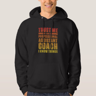Assistant Coach Idea Professional Coaches Cool Hum Hoodie