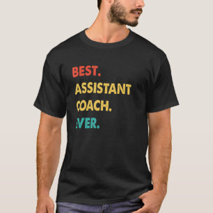 Assistant Coach Profession Retro Best Assistant Co T-Shirt