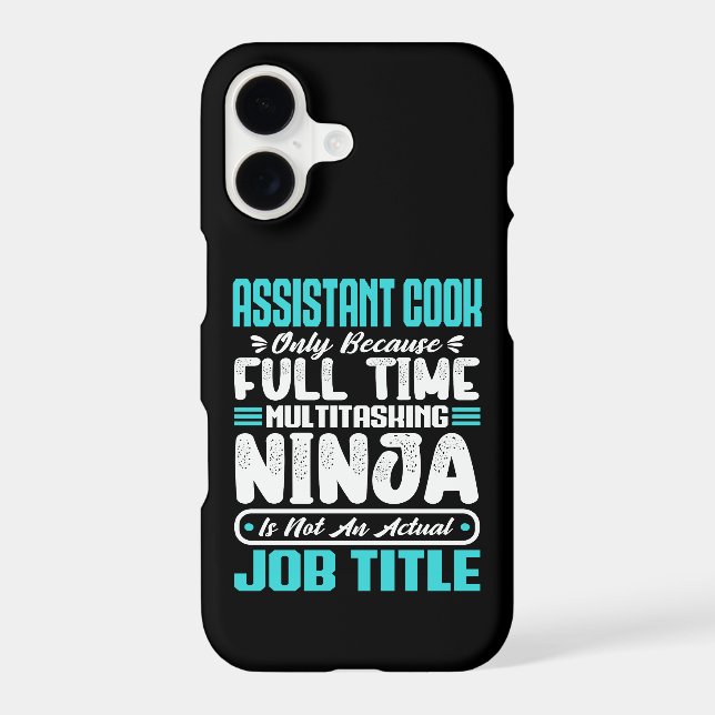Assistant Cook Multitasker Job Title Sous Chef  (Back)