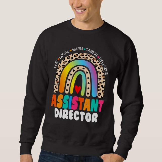 Assistant Director Appreciation Week Theater Nursi Sweatshirt (Front)