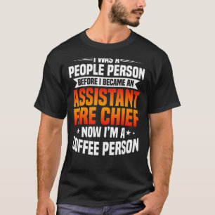 Assistant Fire Chief Commanding Officer Coffee Per T-Shirt