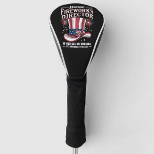 Assistant Fireworks Director USA 4th Of July Golf Head Cover