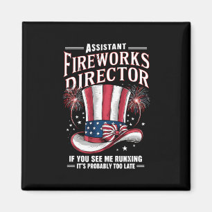 Assistant Fireworks Director USA 4th Of July Magnet