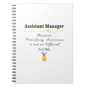 Assistant Manager Notebook