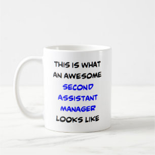 assistant manager, second, awesome coffee mug