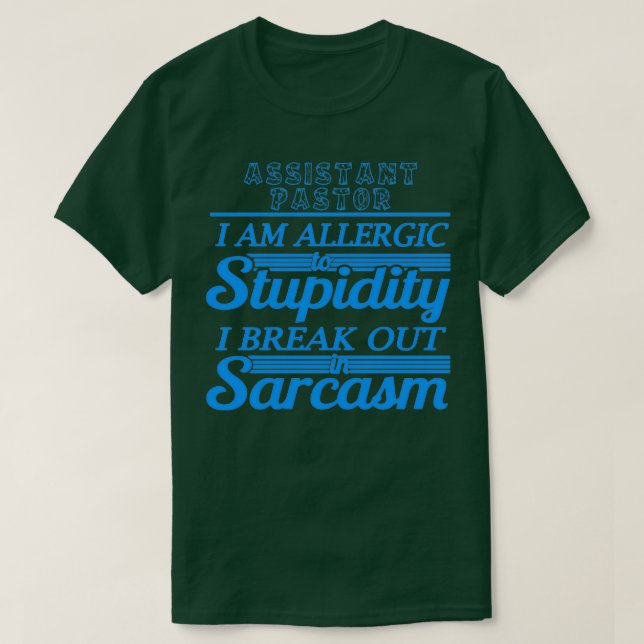 ASSISTANT PASTOR T-Shirt (Design Front)