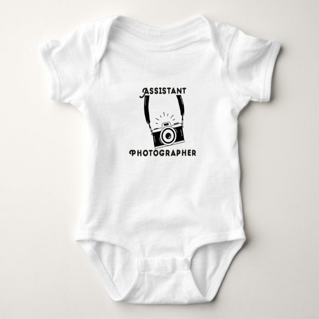 Assistant Photographer Mummy's Little Helper Baby Bodysuit (Front)