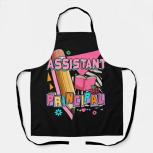 Assistant Principal 90s Retro Pink Style Christmas Apron