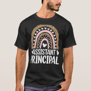 Assistant Principal Appreciation Leopard Print Rai T-Shirt