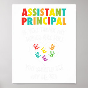 Assistant Principal Cute Teacher Appreciation Gift Poster