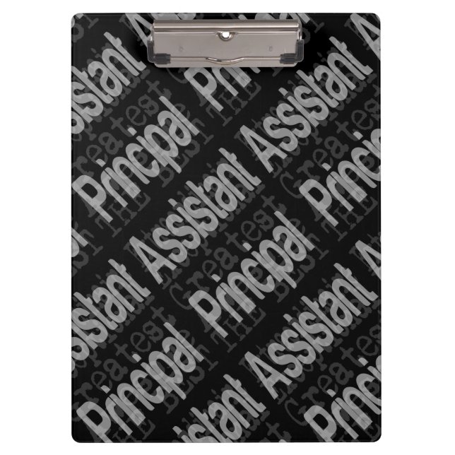 Assistant Principal Extraordinaire Clipboard (Front)