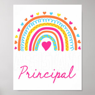 Assistant Principal Funny Job Title School Worker  Poster