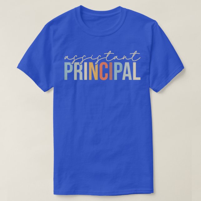 Assistant Principal Funny Job Title School Worker  T-Shirt (Design Front)