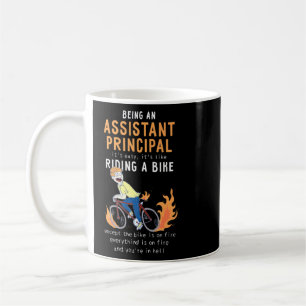 Assistant Principal Like Riding Bike Cyclist  Coffee Mug