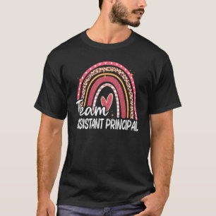 Assistant Principal Rainbow Boho Back To School Te T-Shirt