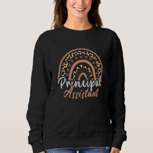 Assistant Principal Rainbow  Job Title School Work Sweatshirt