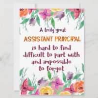 Assistant Principal Secretary Appreciation Thank