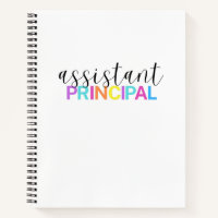 Assistant Principal Spiral Notebook