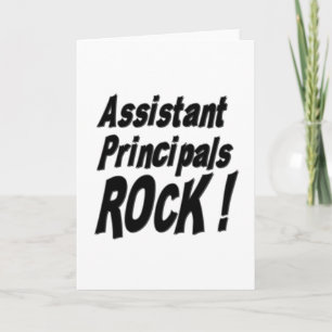 Assistant Principals Rock! Greeting Card
