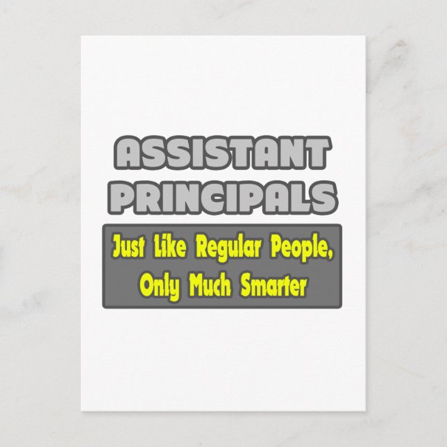 Assistant Principals ... Smarter Postcard (Front)
